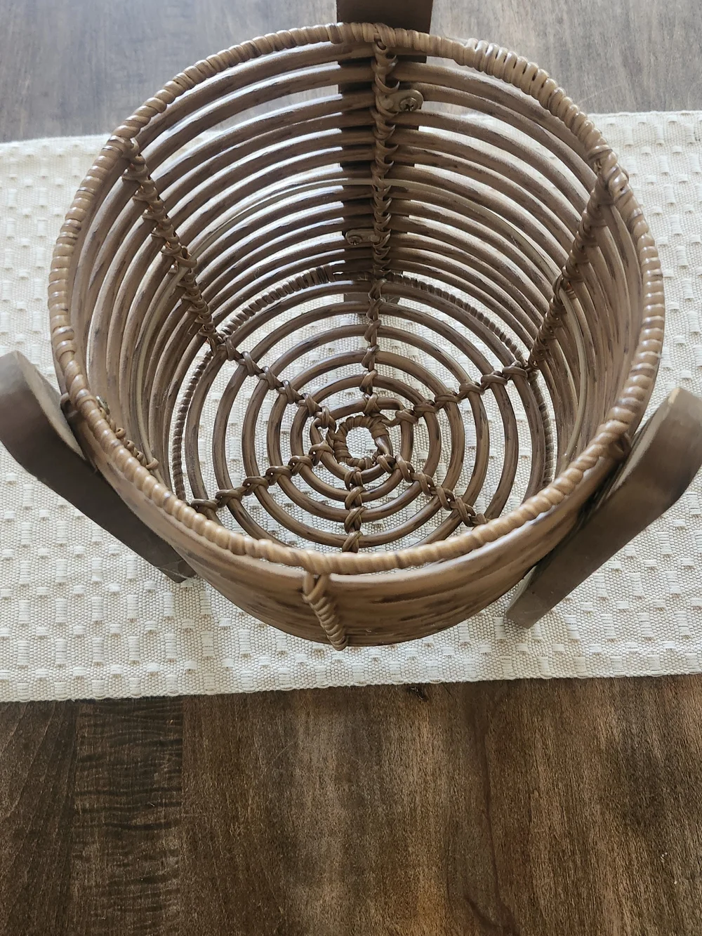 Natural Brown Wicker Plant Holder